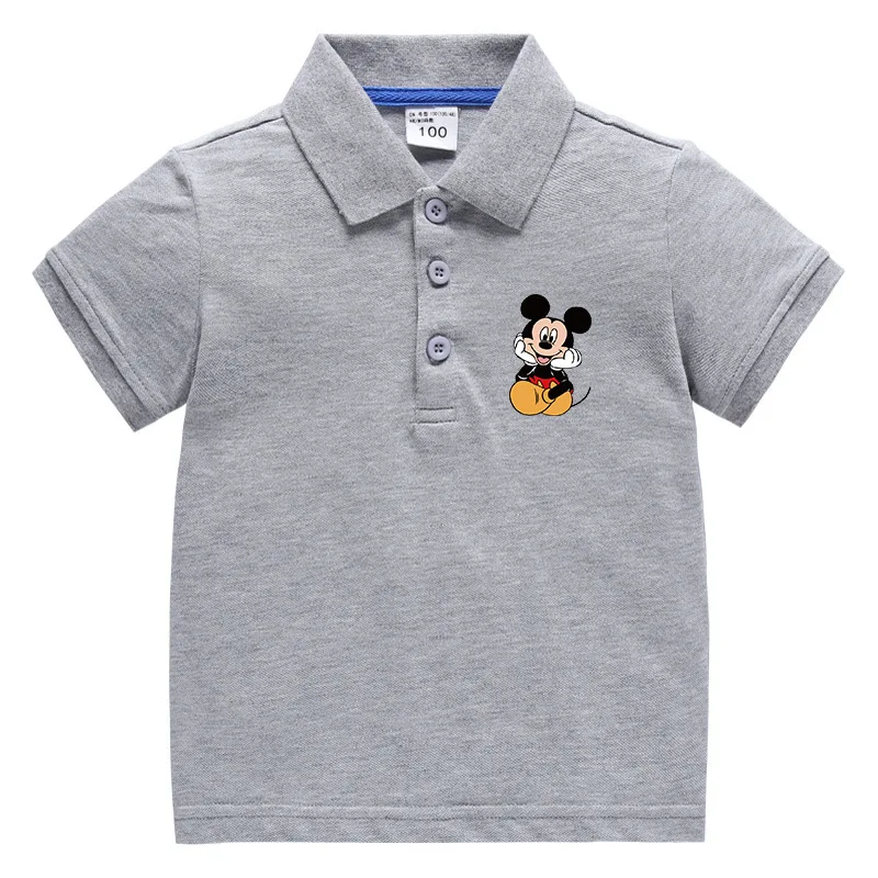 Disney Summer Little Boys Clothes Cartoon Mickey Mouse Printed Short Sleeve Polo Shirts Casual Sport Tee Tops Girls Costume
Disney Summer Little Boys Clothes Cartoon Mickey Mouse Printed Short Sleeve Polo Shirts Casual Sport Tee Tops Girls Costume