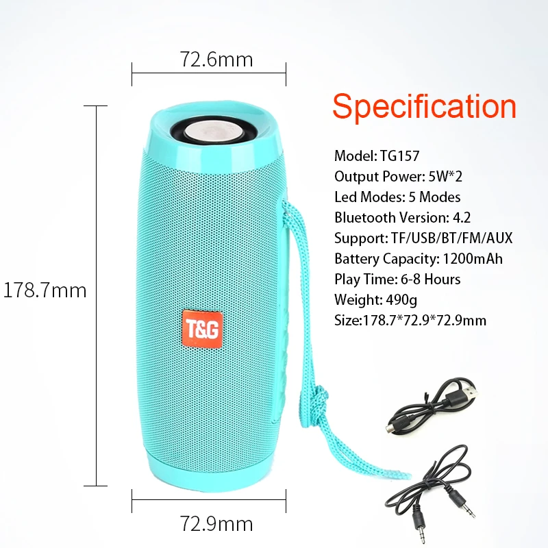 LED Portable Bluetooth Speaker Box Wireless Speakers FM Radio USB Hifi Music Boombox Mp3 Player For Phones Party Loudspeaker
LED Portable Bluetooth Speaker Box Wireless Speakers FM Radio USB Hifi Music Boombox Mp3 Player For Phones Party Loudspeaker