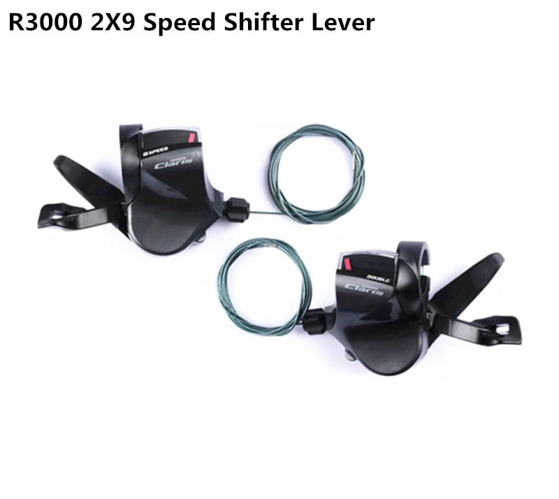 R3000 Flat Bar Shifter Lever 2x9 Speed Road Bike Parts 2-Way Release SL-R3000 Shifters Triggle A Pair With Cable
R3000 Flat Bar Shifter Lever 2x9 Speed Road Bike Parts 2-Way Release SL-R3000 Shifters Triggle A Pair With Cable