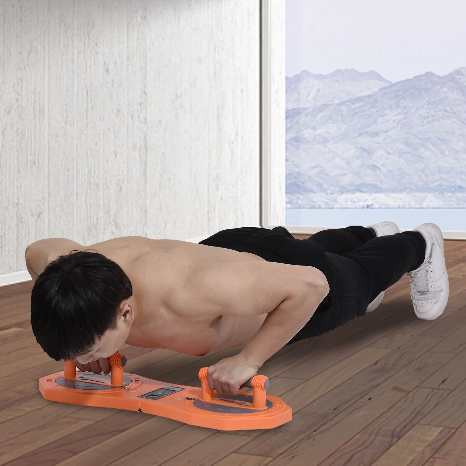 360 Degree Smart Push-up Board Multifunctional Push Up Equipment Muscle Fitness Tool Home Chest Training Foldable Push-up Board
360 Degree Smart Push-up Board Multifunctional Push Up Equipment Muscle Fitness Tool Home Chest Training Foldable Push-up Board
