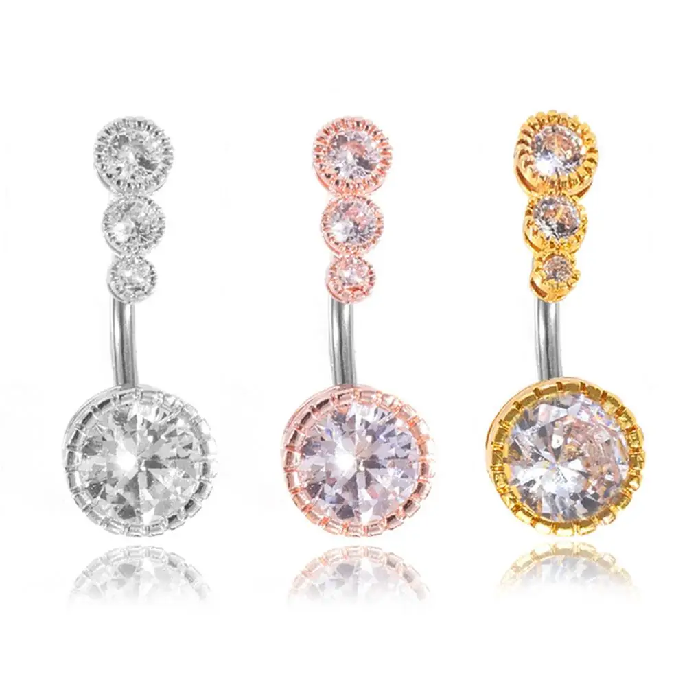 HOT SALES!!!New Arrival Women 4 Cubic Zirconia Inlaid Barbell Navel Belly Button Ring Piercing Jewelry Wholesale Dropshipping
HOT SALES!!!New Arrival Women 4 Cubic Zirconia Inlaid Barbell Navel Belly Button Ring Piercing Jewelry Wholesale Dropshipping