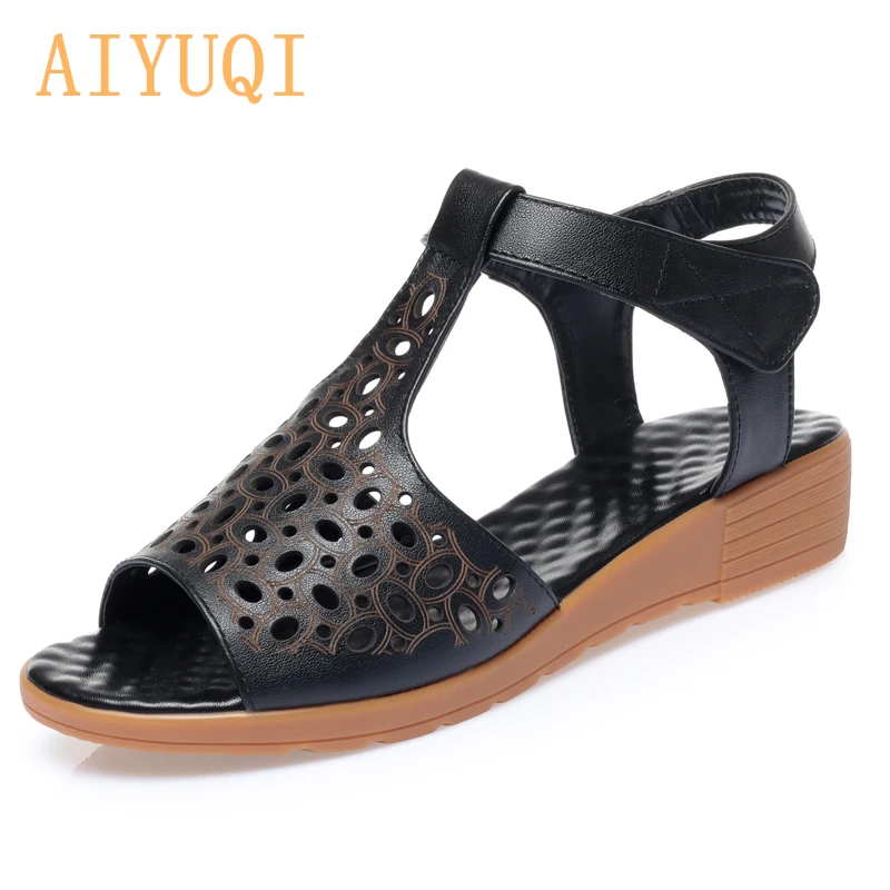 AIYUQI Women Gladiator Sandals 2021 New Summer Wedges Ladies Sandals Large Size 41 42 43 Casual Hole Sandals Women
AIYUQI Women Gladiator Sandals 2021 New Summer Wedges Ladies Sandals Large Size 41 42 43 Casual Hole Sandals Women