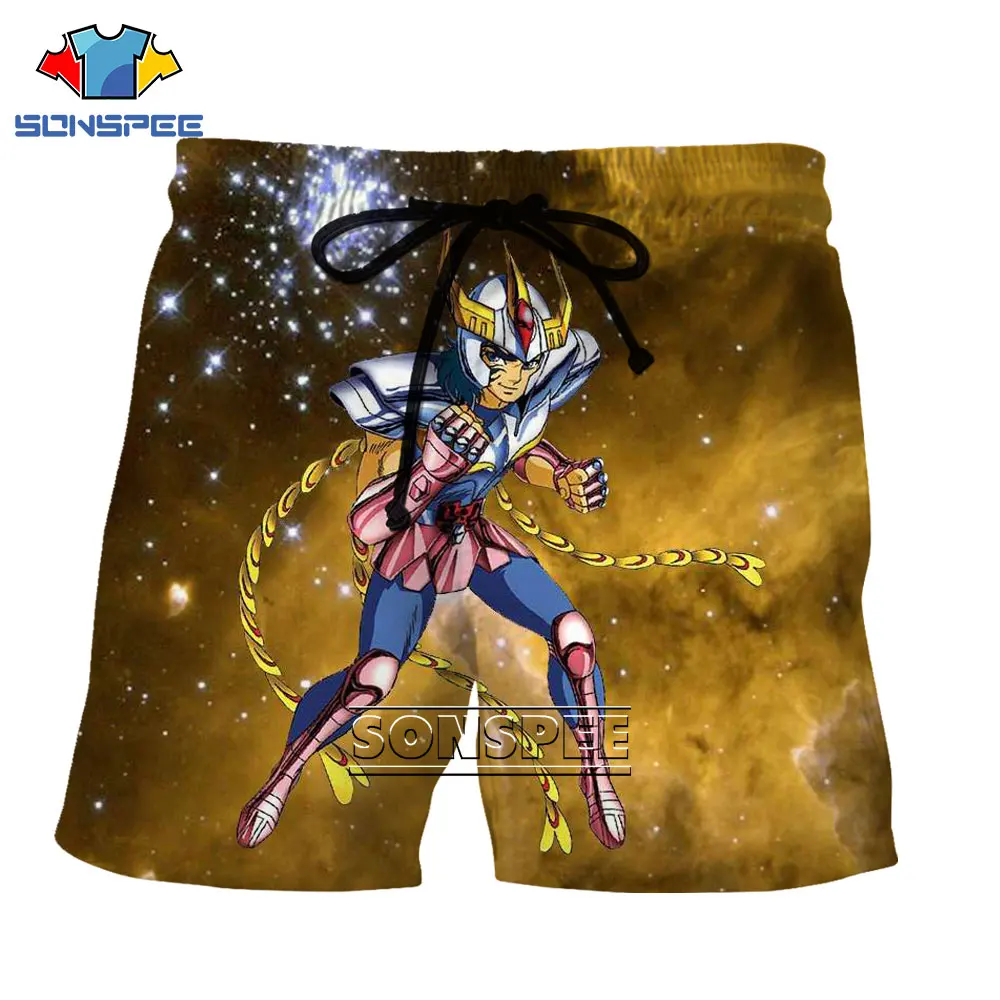 SONSPEE 3D Anime Saint Seiya Printed Beach Shorts Summer Men's Zodiac Cartoon Fashion Trend Outer Wear Oversized Loose Shorts
SONSPEE 3D Anime Saint Seiya Printed Beach Shorts Summer Men's Zodiac Cartoon Fashion Trend Outer Wear Oversized Loose Shorts