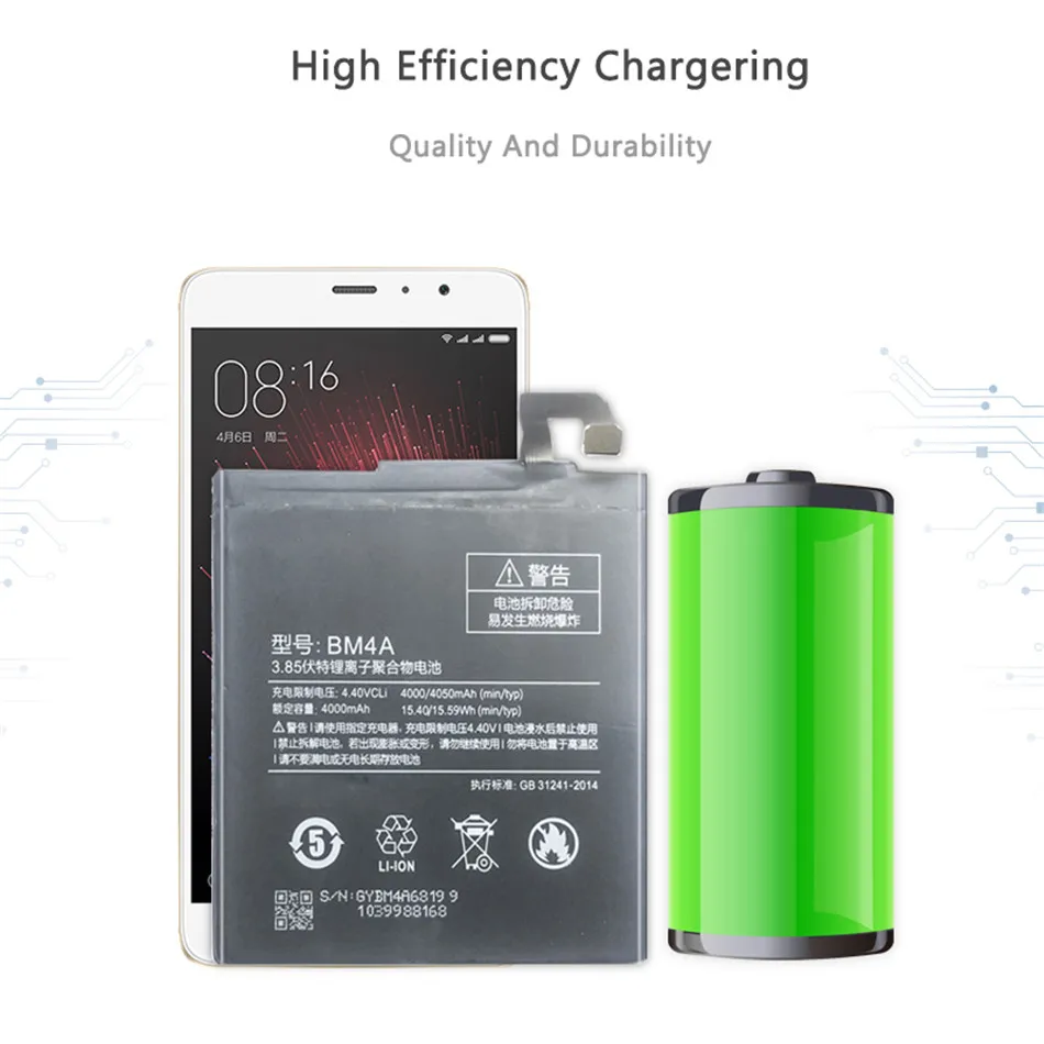 

Free Tool 2020 new Original Backup new BM4A Battery 4000 mAh for Xiaomi Hongmi Pro Battery In stock With Tracking number