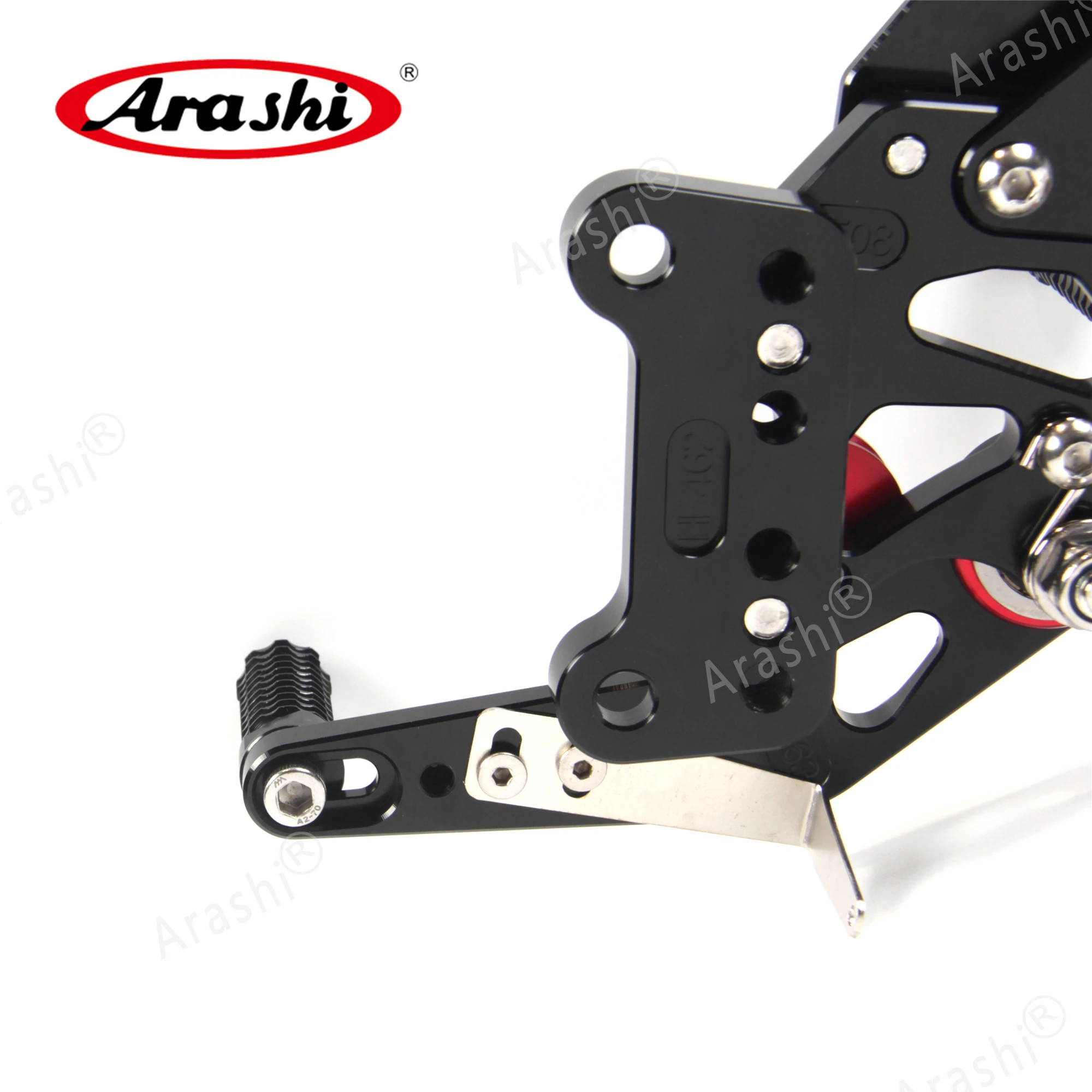 Arashi CNC Adjustable Rider Rearset Footrest Motorcycle For KAWASAKI NINJA 250R / EX250J / EX250J SE 2008 2009 2010 2011 2012
Arashi CNC Adjustable Rider Rearset Footrest Motorcycle For KAWASAKI NINJA 250R / EX250J / EX250J SE 2008 2009 2010 2011 2012