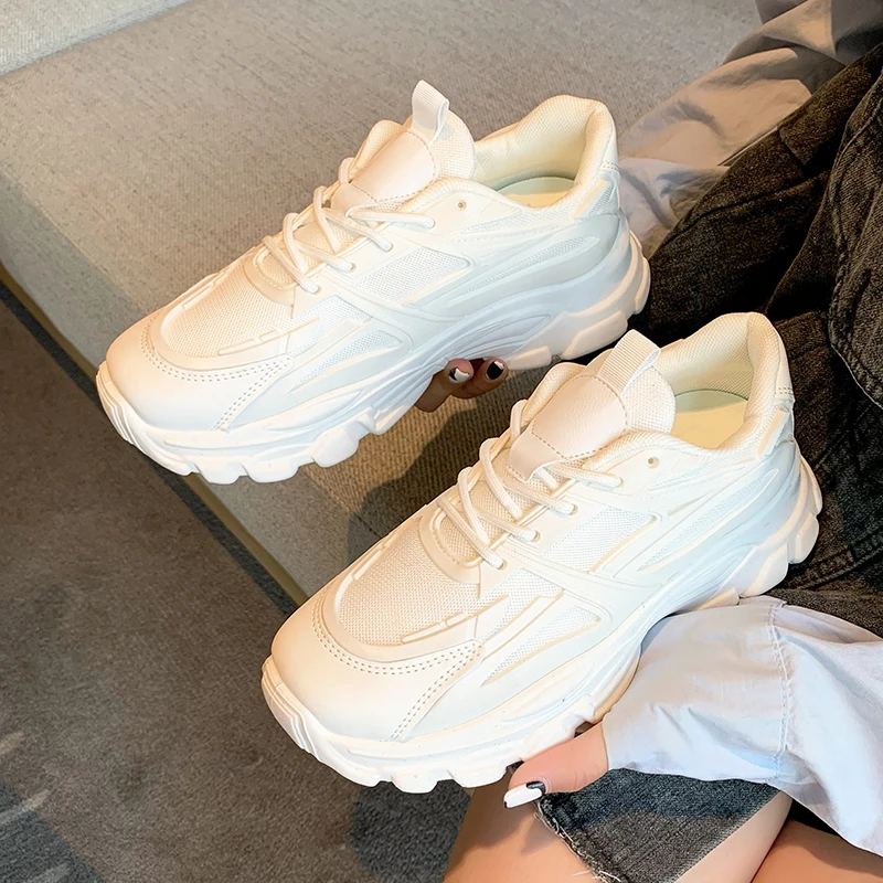 Женская спортивная обувь, Новинка весна-осень 2021, тонкие повседневные туфли с круглым носком, старые туфли на толстой подошве, повседневные ...
Женская спортивная обувь, Новинка весна-осень 2021, тонкие повседневные туфли с круглым носком, старые туфли на толстой подошве, повседневные ...