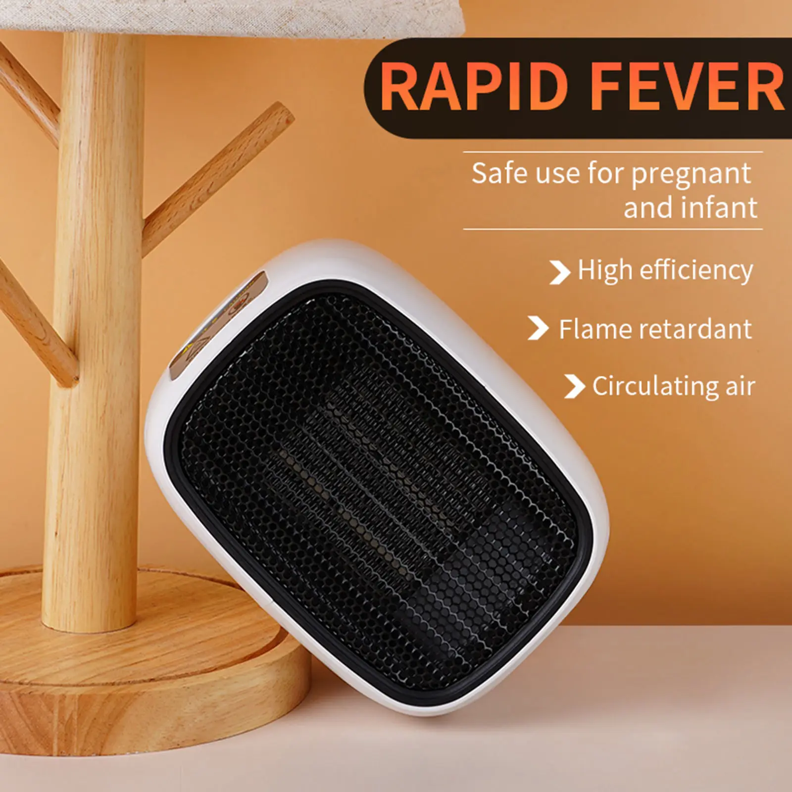 Portable Electric Heater Mini Overheat Protection Space TIP-Over Small Desktop Fan for Winter Office Desk Bedroom Home Indoor
Portable Electric Heater Mini Overheat Protection Space TIP-Over Small Desktop Fan for Winter Office Desk Bedroom Home Indoor