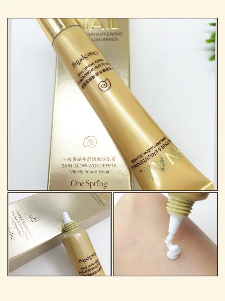 wholesale skin care product nourishing snail tube best eye cream for beauty
wholesale skin care product nourishing snail tube best eye cream for beauty