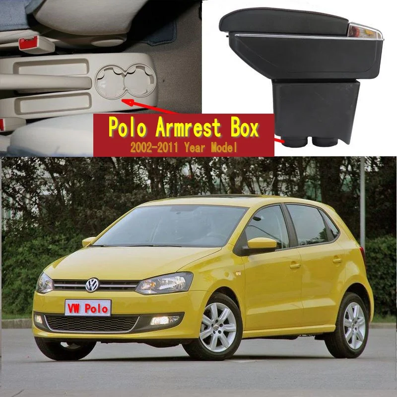 For Volkswagen Polo 9N Armrest Box Storage Box Center console Center Console Leather Cup Holder Arm Rest 2005 2006 2007 2008
For Volkswagen Polo 9N Armrest Box Storage Box Center console Center Console Leather Cup Holder Arm Rest 2005 2006 2007 2008