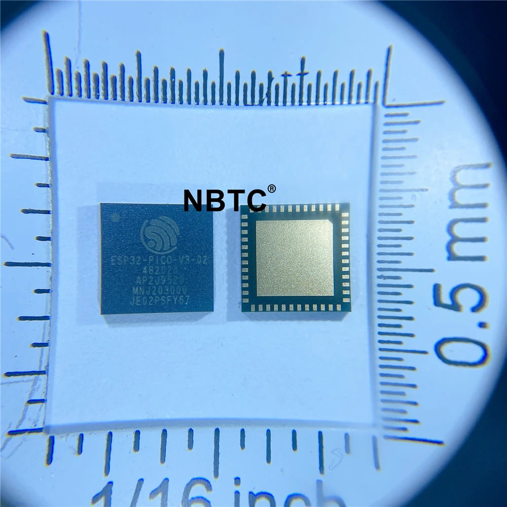 Espressif оригинальный ESP32 PICO V3 02 SoC 19 5 дБм L2CAP GAP ГАТТ SMP BluFi SPP как 32 битный MCU 2 4 ГГц Wi Fi