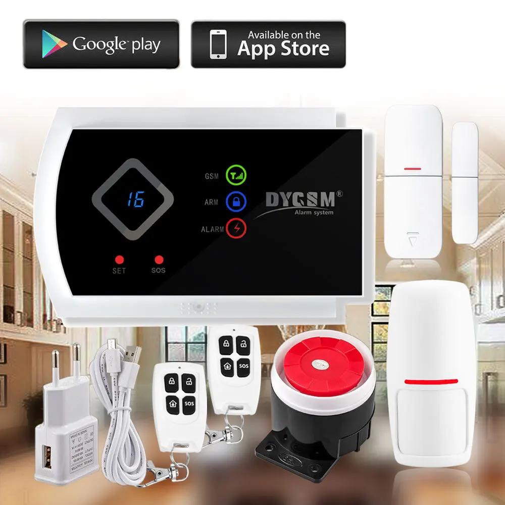 Alarm Systems Security Home Security Alarm GSM Anti-theft Alarm Sensor Host APP Remote Control Automatic Burglar Alarm
Alarm Systems Security Home Security Alarm GSM Anti-theft Alarm Sensor Host APP Remote Control Automatic Burglar Alarm