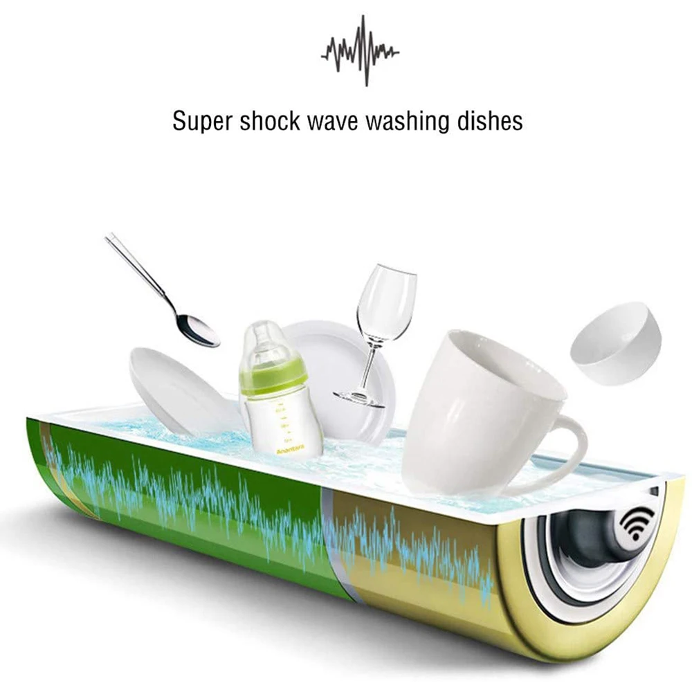 Portable Mini Installation Free Dishwasher Household USB Rechargeable Vibration Dish Washing Device for Fruit Vegetables In Stoc
Portable Mini Installation Free Dishwasher Household USB Rechargeable Vibration Dish Washing Device for Fruit Vegetables In Stoc