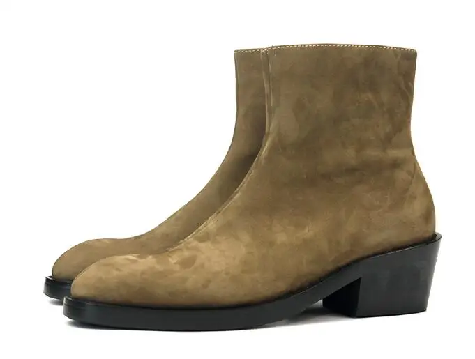 New Style Nubuck Leather Brown Chelsea Boots Pointed toe Ankle Boots High Quality Men's Boots
New Style Nubuck Leather Brown Chelsea Boots Pointed toe Ankle Boots High Quality Men's Boots