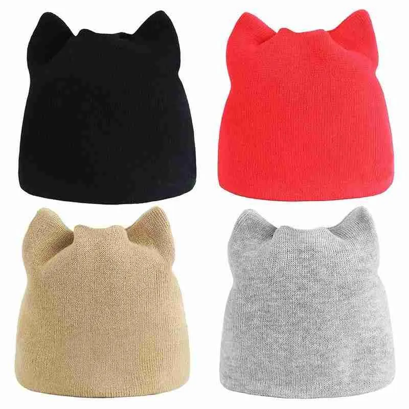 Cute Cat Ear Women Hats Fashion Winter Warm Casual Color Hats Knitted Hat Skullies Cap Hat Caps Female Wool Girls Bea H8X2
Cute Cat Ear Women Hats Fashion Winter Warm Casual Color Hats Knitted Hat Skullies Cap Hat Caps Female Wool Girls Bea H8X2