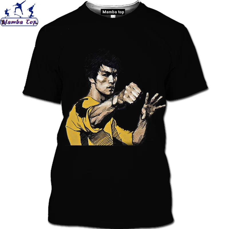 Man's t-shirt 3D New 2021 Action Chinese Kung Fu Bruce Lee T-Shirt Hip Hop Men's Shirt Summer Fashion Cartoon Street Tops
Man's t-shirt 3D New 2021 Action Chinese Kung Fu Bruce Lee T-Shirt Hip Hop Men's Shirt Summer Fashion Cartoon Street Tops