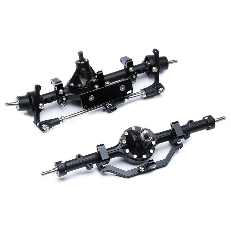 Aluminum Alloy Front and Rear Axle Complete Set CNC Machined for RC4WD D90 Yota II RC Rock Crawler Car
Aluminum Alloy Front and Rear Axle Complete Set CNC Machined for RC4WD D90 Yota II RC Rock Crawler Car