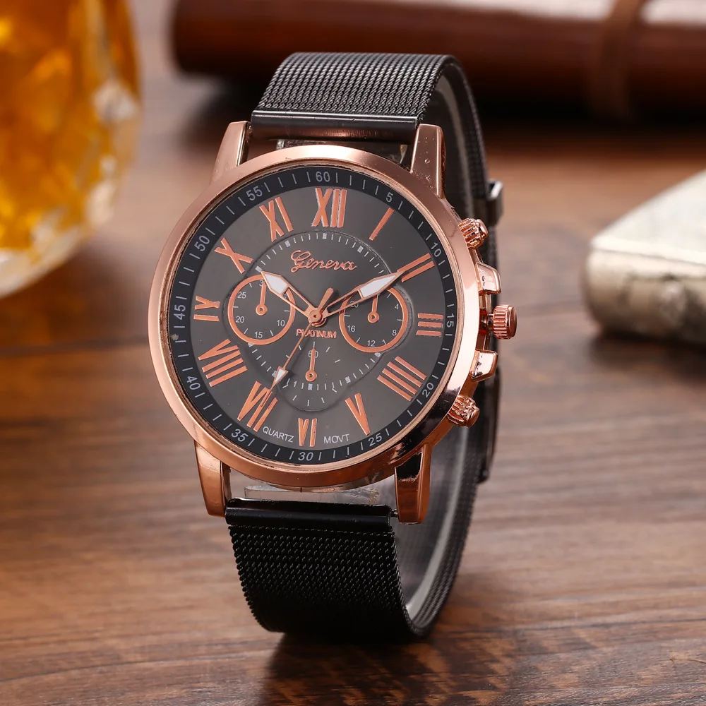 Men Watches 2023 Luxury Men's Geneva Quartz Watch Men Business Stainless Steel Mesh Watch Relogio Masculino Mens Wristwatch Hot
Men Watches 2023 Luxury Men's Geneva Quartz Watch Men Business Stainless Steel Mesh Watch Relogio Masculino Mens Wristwatch Hot