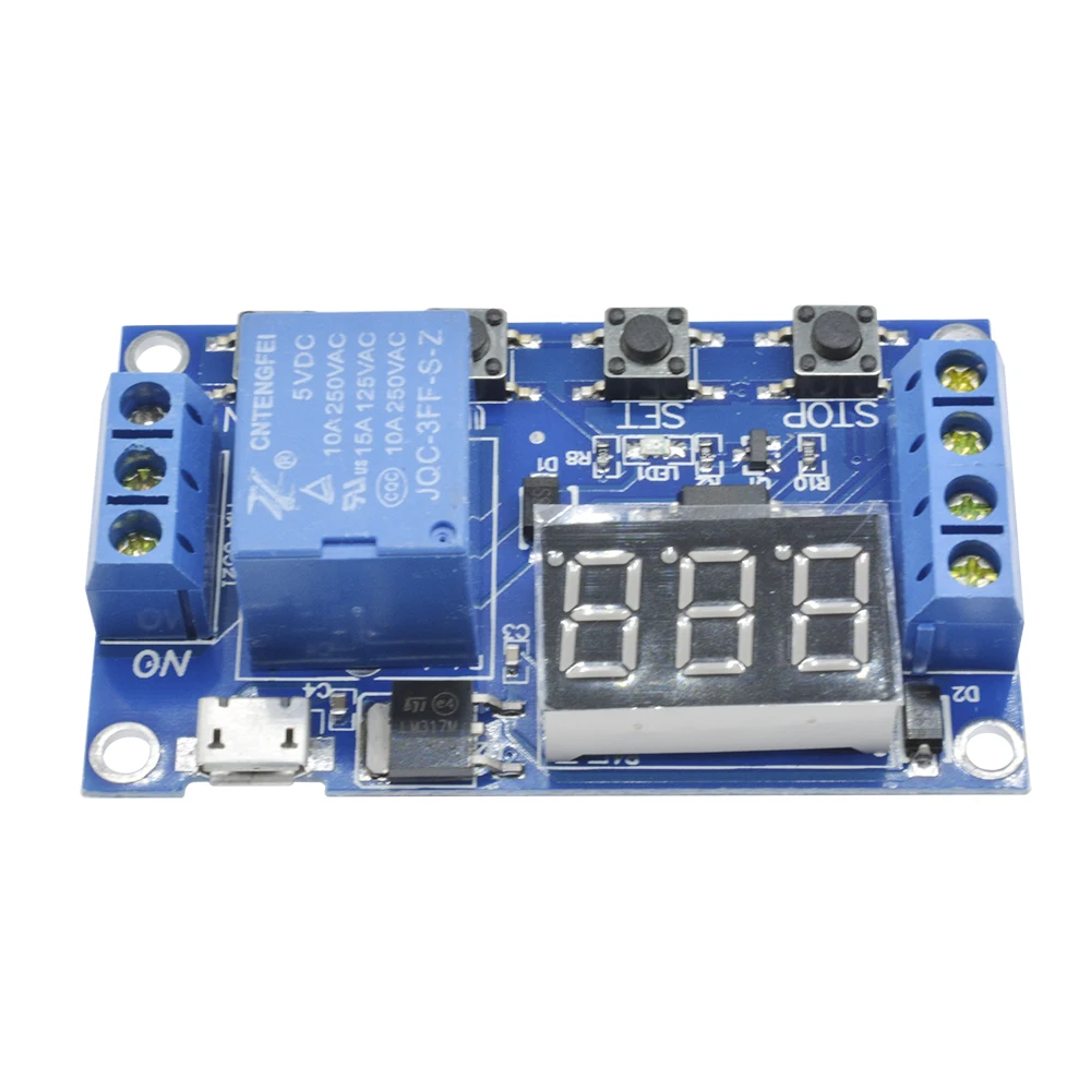 Micro USB 5V DC 6V 9V 12V 24V LED Display Automation Cycle Delay Timer Control Off Switch Trigger Delay Time Relay 6-30V
Micro USB 5V DC 6V 9V 12V 24V LED Display Automation Cycle Delay Timer Control Off Switch Trigger Delay Time Relay 6-30V