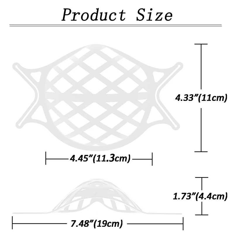 Unisex Reusable 3D Mask Holder Breathable Valve Mask Support Breathing Assist Help Mask Inner Cushion Bracket (5pcs) Hot Sale
Unisex Reusable 3D Mask Holder Breathable Valve Mask Support Breathing Assist Help Mask Inner Cushion Bracket (5pcs) Hot Sale