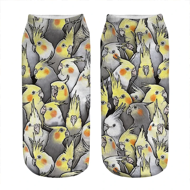 Women's socks kawaii Cockatiels Galore Parrots Printed Socks Woman harajuku Happy Funny Novelty cute girl gift Socks for women
Women's socks kawaii Cockatiels Galore Parrots Printed Socks Woman harajuku Happy Funny Novelty cute girl gift Socks for women