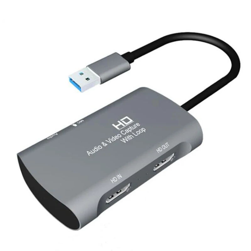 Video Capture Card 4K 1080P 30Fps Full HD USB to HDMI Video/Audio Capture Recorder Device Game Capture Box for PC Mac OS
Video Capture Card 4K 1080P 30Fps Full HD USB to HDMI Video/Audio Capture Recorder Device Game Capture Box for PC Mac OS