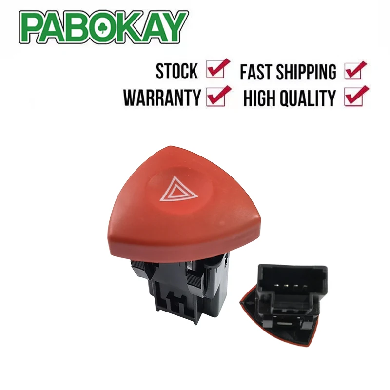 Hazard Warning Light Switch for Vauxhall Vivaro Trafic Renault Laguna Espace Vel Sat 93856337 8200442724 252904889R
Hazard Warning Light Switch for Vauxhall Vivaro Trafic Renault Laguna Espace Vel Sat 93856337 8200442724 252904889R