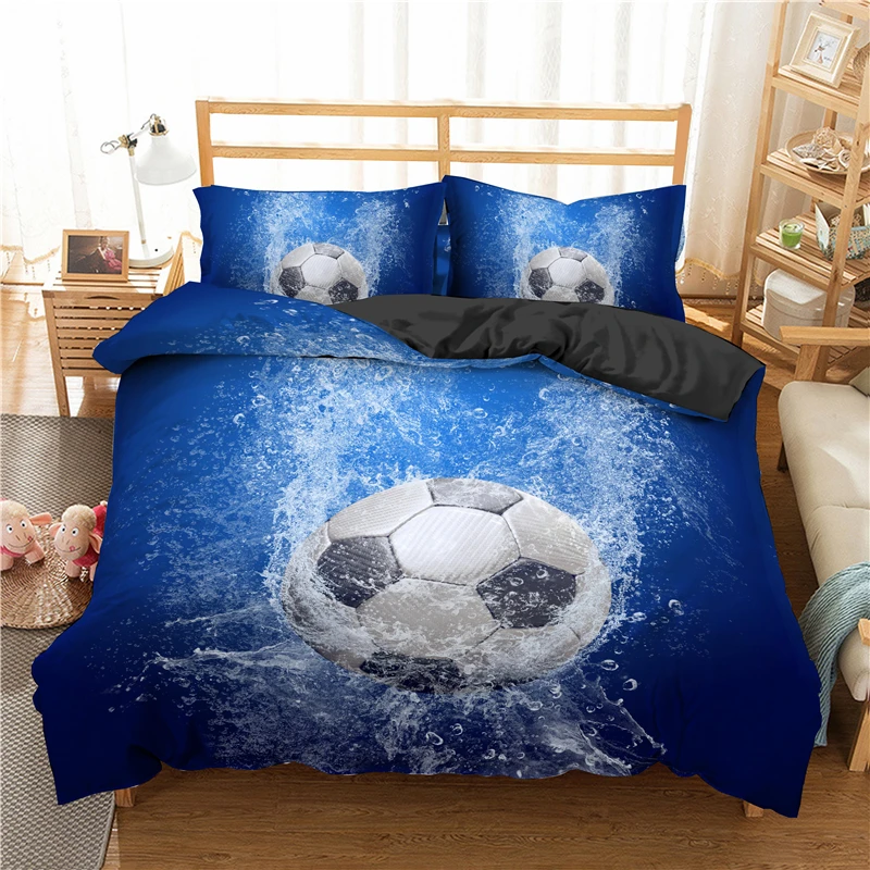 Football Pattern Duvet Cover Pillowcase For Adults Home Textiles 3d Bedding Set 2/3pc Queen King Size For Bedroom Decor
Football Pattern Duvet Cover Pillowcase For Adults Home Textiles 3d Bedding Set 2/3pc Queen King Size For Bedroom Decor