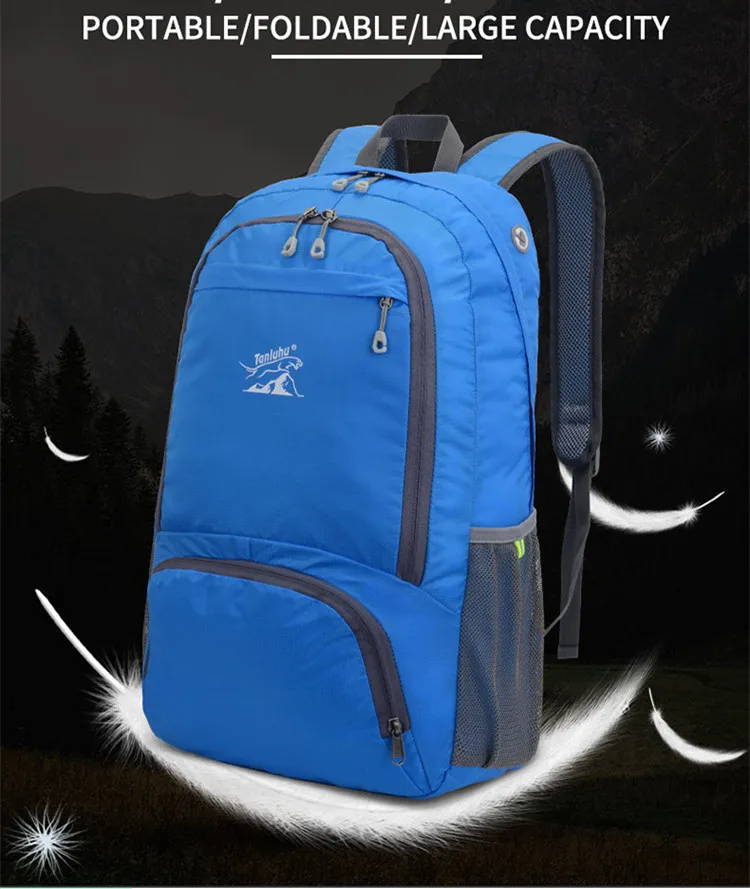 Lightweight nylon folding backpack multicolor waterproof outdoor sports camping hiking folding large capacity mountaineering bag
Lightweight nylon folding backpack multicolor waterproof outdoor sports camping hiking folding large capacity mountaineering bag