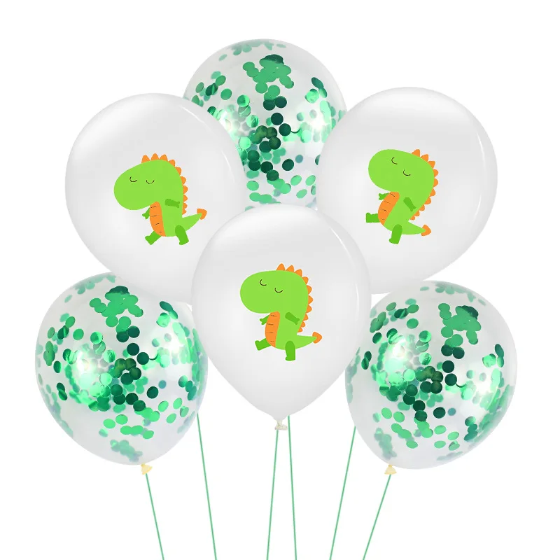 12 inch Dinosaur birthday party latex balloon Dinosaur sequins children's ambience decorated Dinosaur set
12 inch Dinosaur birthday party latex balloon Dinosaur sequins children's ambience decorated Dinosaur set