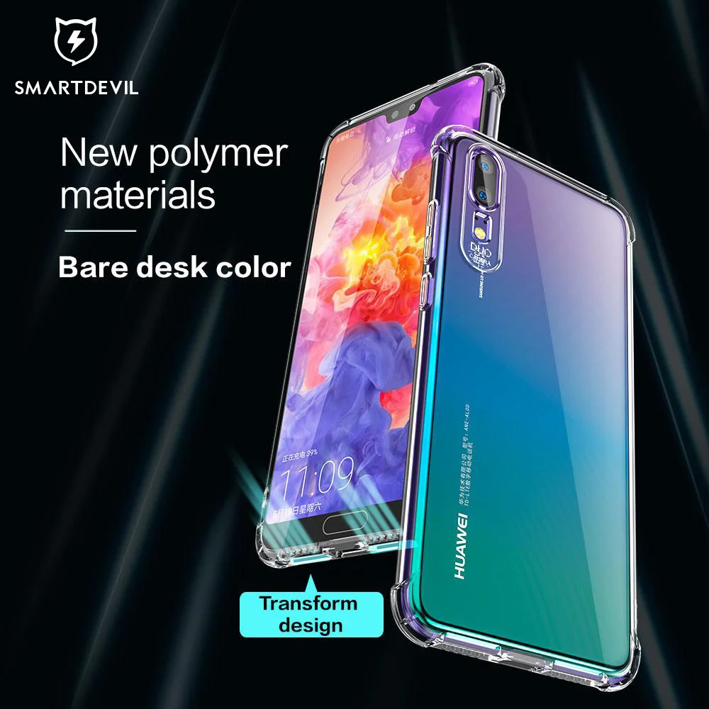 SmartDevil Shockproof Bumper for Huawei P10 P20 P30 P40 Pro Soft Silicone Phone Case for Mate 20 Pro Nova 3 4 Transparent TPU
SmartDevil Shockproof Bumper for Huawei P10 P20 P30 P40 Pro Soft Silicone Phone Case for Mate 20 Pro Nova 3 4 Transparent TPU