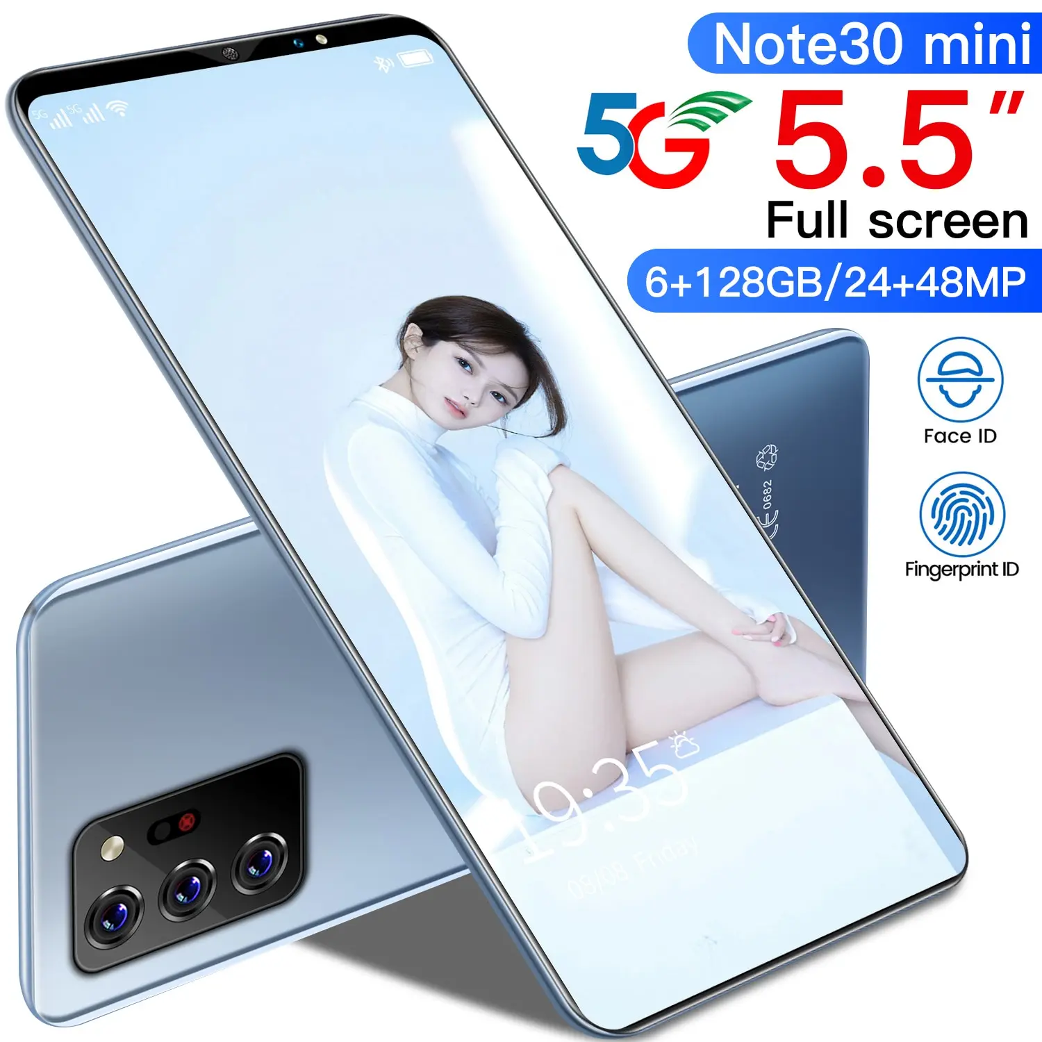 Global Version HuaWe Note30 Mini 6 128GB Smartphone 10 Core 5.5" display 4800mAh battery Cellphone 24+48MP Camera Mobile Phone
Global Version HuaWe Note30 Mini 6 128GB Smartphone 10 Core 5.5" display 4800mAh battery Cellphone 24+48MP Camera Mobile Phone