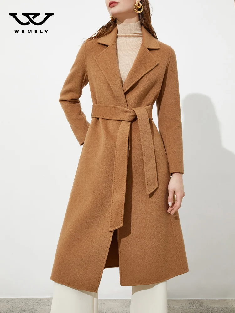 high-end camel double-sided cashmere coat women's medium and long 2021 new Hepburn wool coat autumn and winter
high-end camel double-sided cashmere coat women's medium and long 2021 new Hepburn wool coat autumn and winter