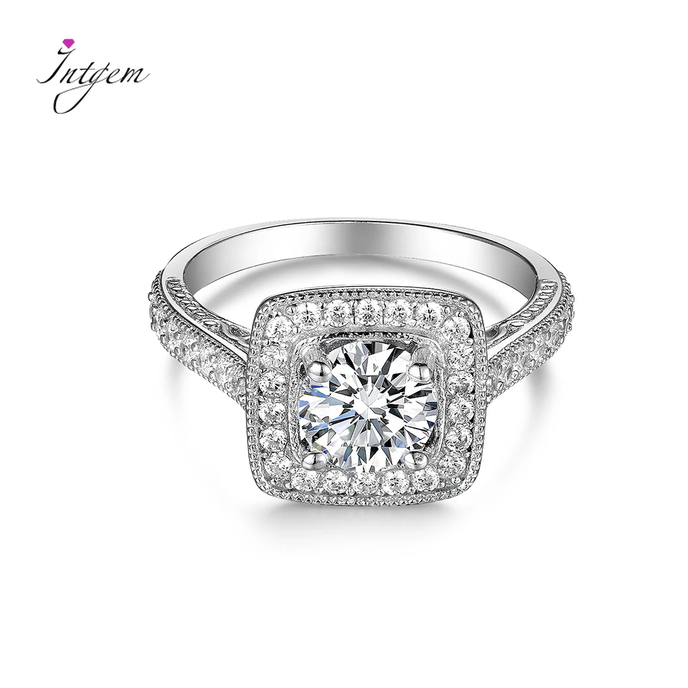 S925 Sterling Silver Ring White Gold Square Shape Halo Moissanite Engagement Ring for Women Luxury Jewelry 6.5mm Moissanite Ring
S925 Sterling Silver Ring White Gold Square Shape Halo Moissanite Engagement Ring for Women Luxury Jewelry 6.5mm Moissanite Ring
