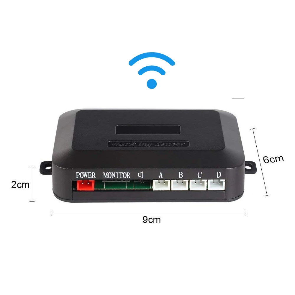 

4 Sensors Car Parking Sensor Radar Detector Reverse Backup Rear Monitor System LED Display Auto Parktronic Assistance