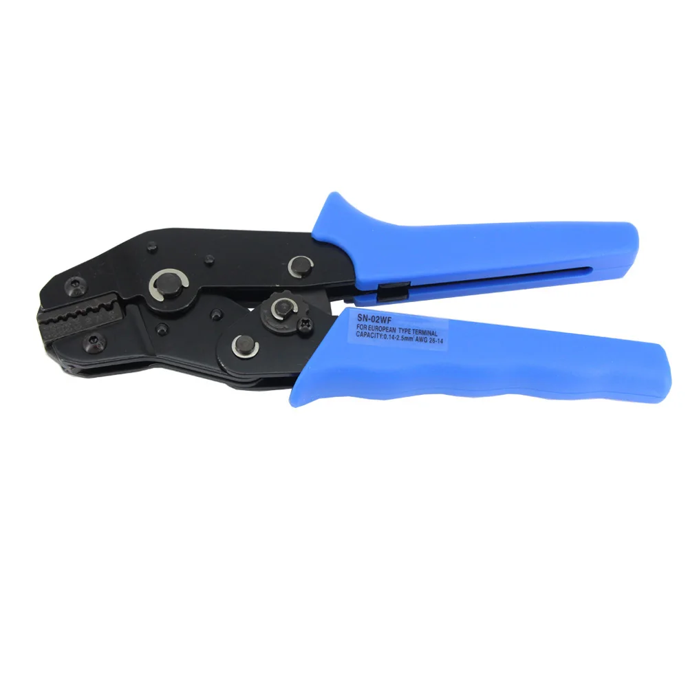 Crimping Pliers SN-02WF,For Wire Ferrules,End Sleeves,Tubular Crimping Pliers 26-14AWG Crimping Tool 0.14-2.5mm2
Crimping Pliers SN-02WF,For Wire Ferrules,End Sleeves,Tubular Crimping Pliers 26-14AWG Crimping Tool 0.14-2.5mm2