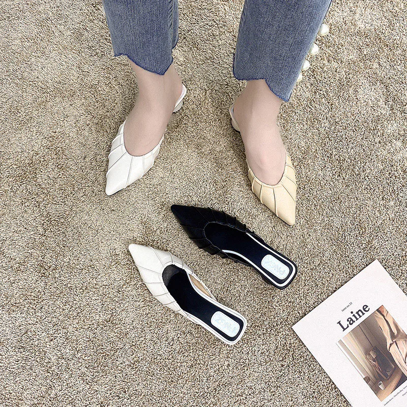 Female Shoes Slippers Soft Low Cover Toe Luxury Slides Rubber Flip Flops Square heel 2021 Comfort Designer Hawaiian Flat Pointed
Female Shoes Slippers Soft Low Cover Toe Luxury Slides Rubber Flip Flops Square heel 2021 Comfort Designer Hawaiian Flat Pointed