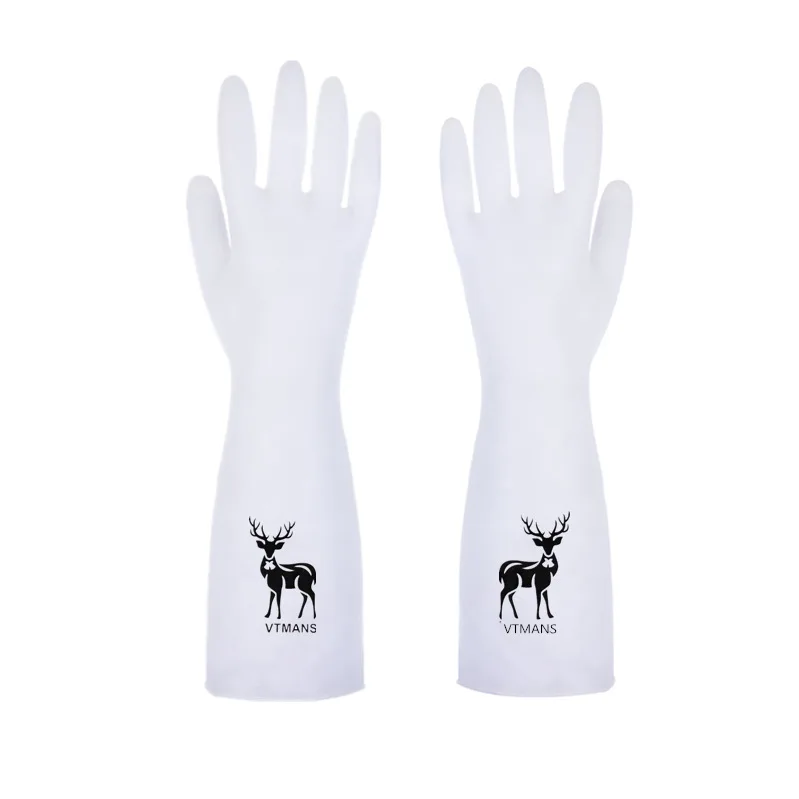Factory Direct pops Translucent Dishwashing White Gloves White Women's Waterproof Kitchen Washing Bowl Plastic Housework
Factory Direct pops Translucent Dishwashing White Gloves White Women's Waterproof Kitchen Washing Bowl Plastic Housework