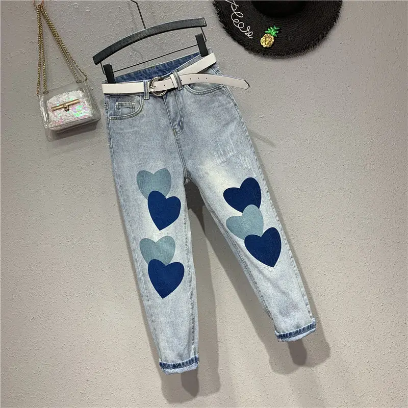 2021 Spring Women Casual Harem Jeans Fashion High Waist Loose Ankle-length Denim Trousers Female Buttons Straight Pants Chic A74
2021 Spring Women Casual Harem Jeans Fashion High Waist Loose Ankle-length Denim Trousers Female Buttons Straight Pants Chic A74