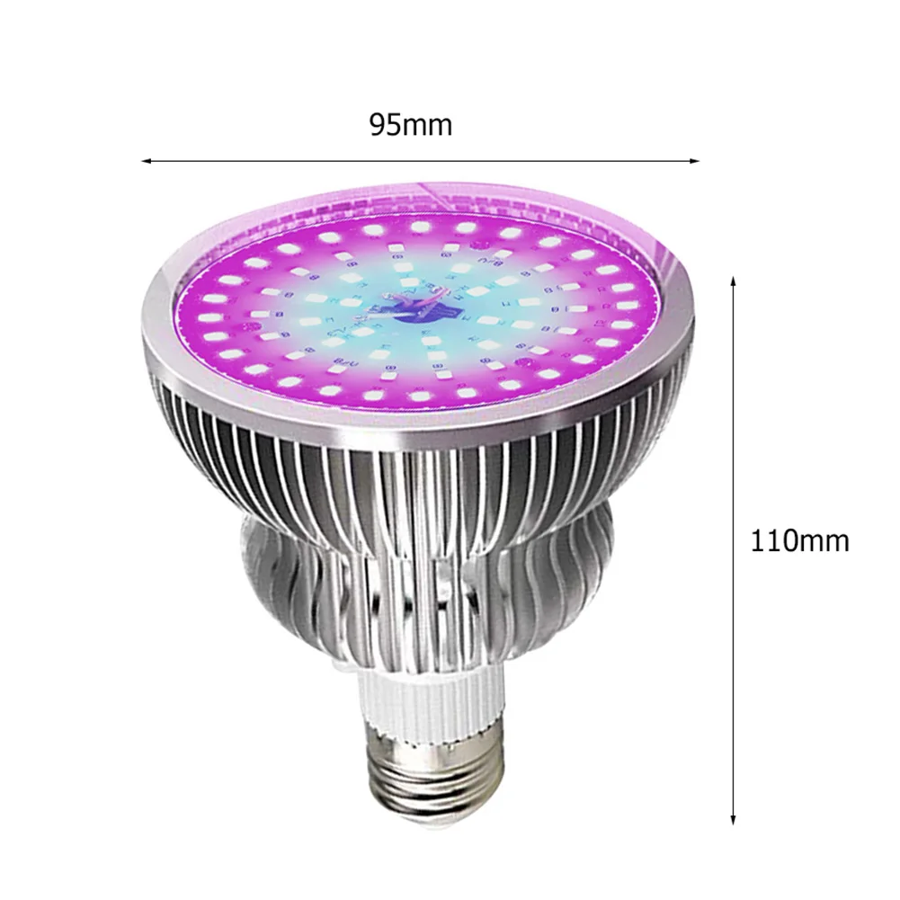 P30 50W LED Growth Light Bulb for Indoor Hydroponics Flowers Plants LED Growth Lamp Full Spectrum Remote Control Hydroponic Lamp
P30 50W LED Growth Light Bulb for Indoor Hydroponics Flowers Plants LED Growth Lamp Full Spectrum Remote Control Hydroponic Lamp