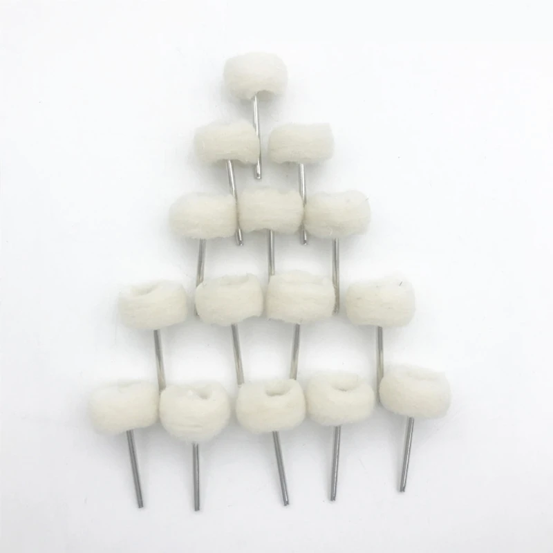 10pcs 1" Wool Grinding Head Polishing Buffing Wheel 2.35/3mm Grinding Head Shank Cotton Thread Polishing Brush for Drill
10pcs 1" Wool Grinding Head Polishing Buffing Wheel 2.35/3mm Grinding Head Shank Cotton Thread Polishing Brush for Drill