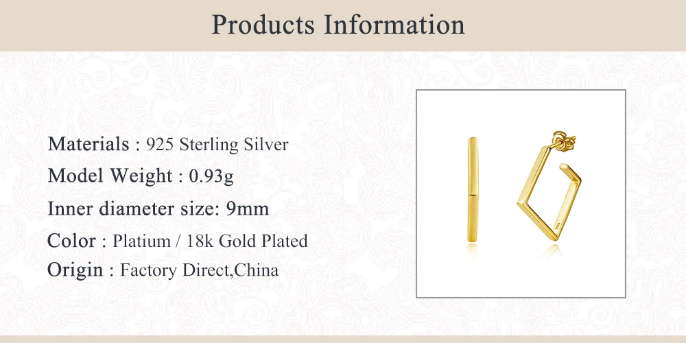 Boako 925 Sterling Silver Nickel Free Irregular Ladies Earrings Fine Jewelry Square Stud Earrings For Women Brincos Fine Jewelry
Boako 925 Sterling Silver Nickel Free Irregular Ladies Earrings Fine Jewelry Square Stud Earrings For Women Brincos Fine Jewelry