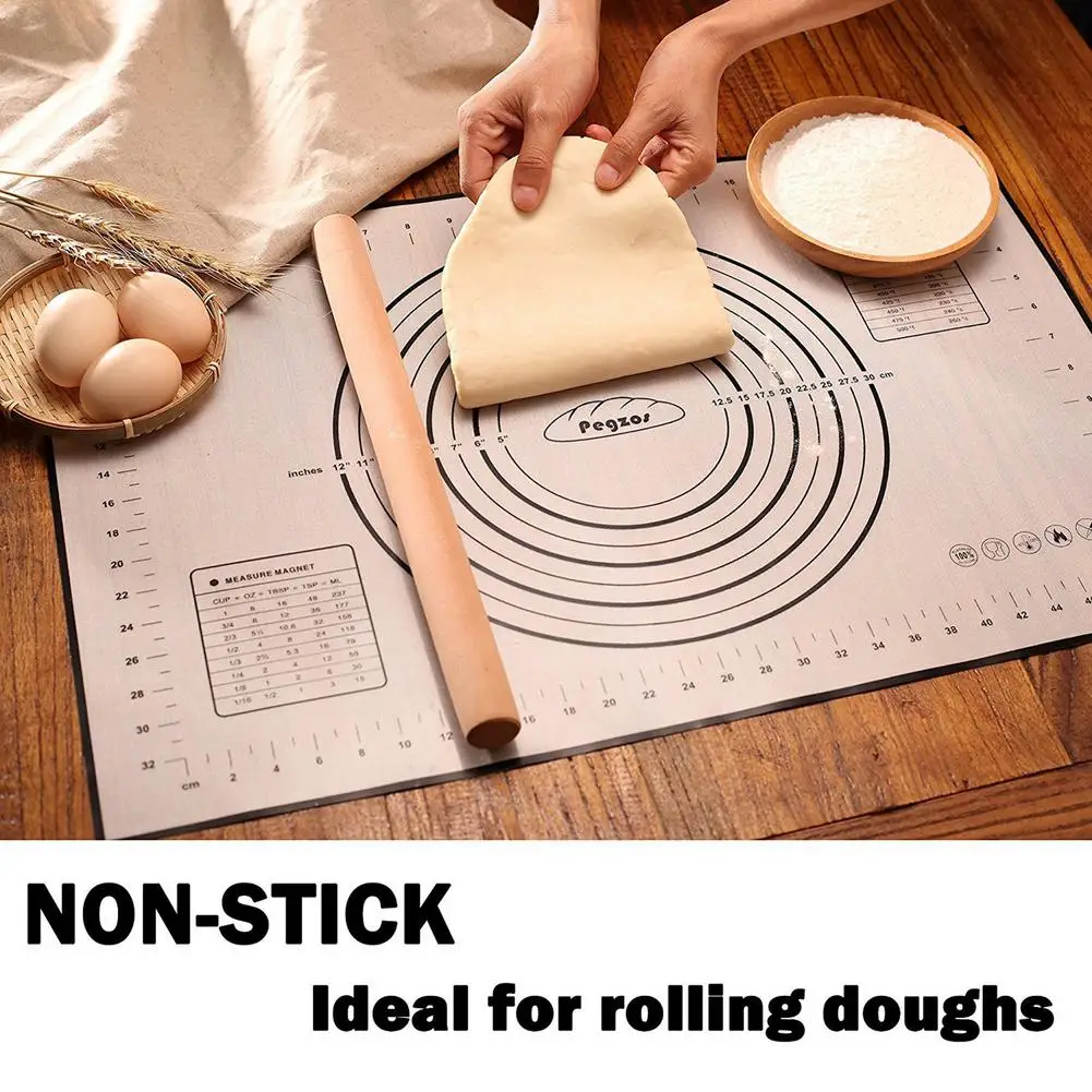 Pastry Mat Large Rolling Dough Silicone Pastry Rolling Kneading Mat Board Non-slip Kneading Accessories With Scale
Pastry Mat Large Rolling Dough Silicone Pastry Rolling Kneading Mat Board Non-slip Kneading Accessories With Scale