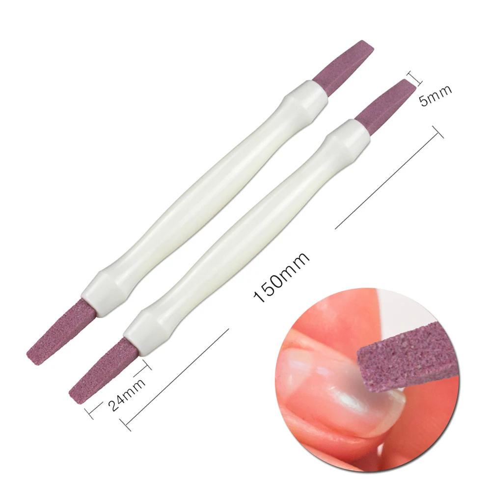 2pcs Quartz Polishing Pen Nail Cuticle Hangnails Remover Washable Dead Skin Pusher Trimmer Manicure Nail Art Tool Grinding Rods
2pcs Quartz Polishing Pen Nail Cuticle Hangnails Remover Washable Dead Skin Pusher Trimmer Manicure Nail Art Tool Grinding Rods