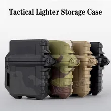 Tactical Lighter Storage Case Waterproof Portable Lighter Box Container Organizer Holder Cover For Zippo Inner Tank Outdoor