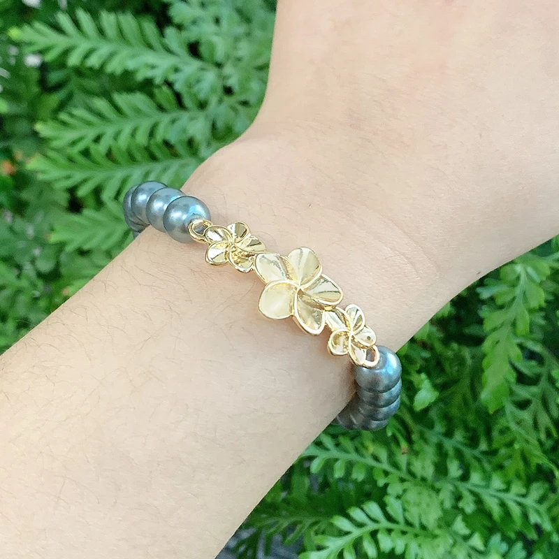 SAY HELLO Hawaiian Pearl Beads Arm Bracelet Flower Shape Elastic Rope Adjutable Bangle Bijoux for Women Jewelry Kid Adult GJZ439
SAY HELLO Hawaiian Pearl Beads Arm Bracelet Flower Shape Elastic Rope Adjutable Bangle Bijoux for Women Jewelry Kid Adult GJZ439