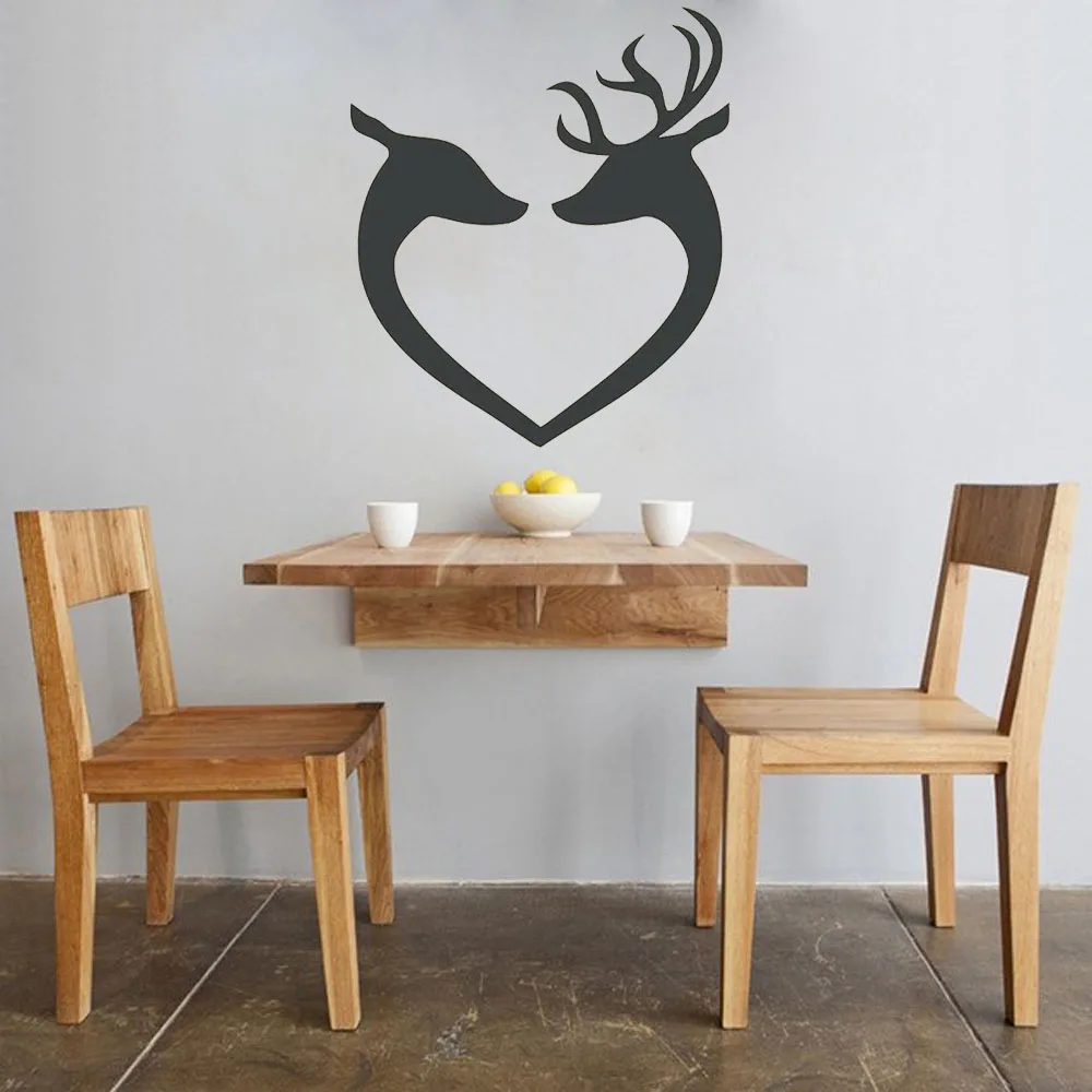 Deer Head Wall Decals Love Heart Buck Outdoor Wild Animals Door Window Glass Vinyl Stickers Bedroom Living Room Home Decor Q475
Deer Head Wall Decals Love Heart Buck Outdoor Wild Animals Door Window Glass Vinyl Stickers Bedroom Living Room Home Decor Q475