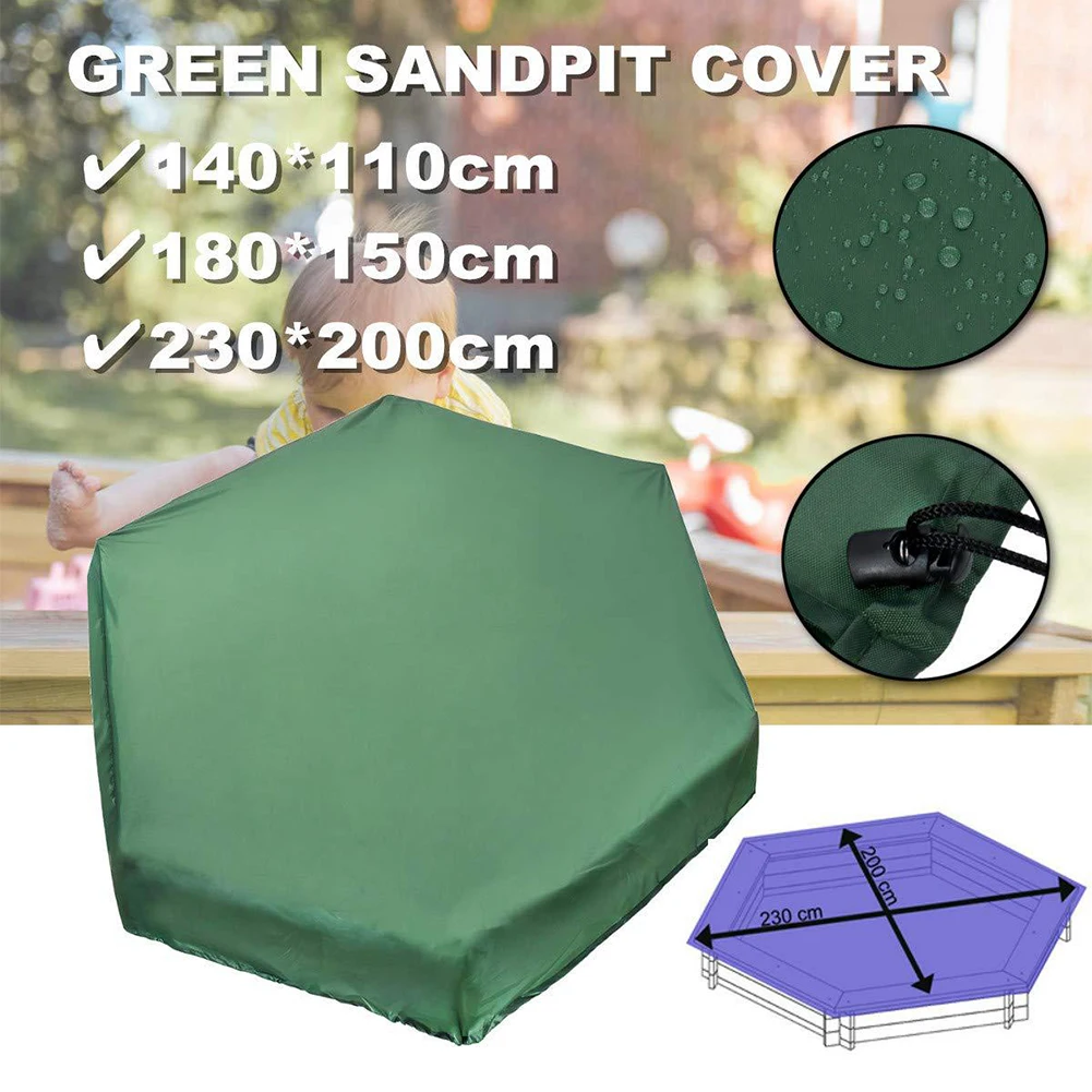 Patio Anti UV Hexagon Tarpaulin Oxford Cloth Sandpit Cover Kids Toy Protection Dustproof Waterproof Green With Drawstring Garden
Patio Anti UV Hexagon Tarpaulin Oxford Cloth Sandpit Cover Kids Toy Protection Dustproof Waterproof Green With Drawstring Garden