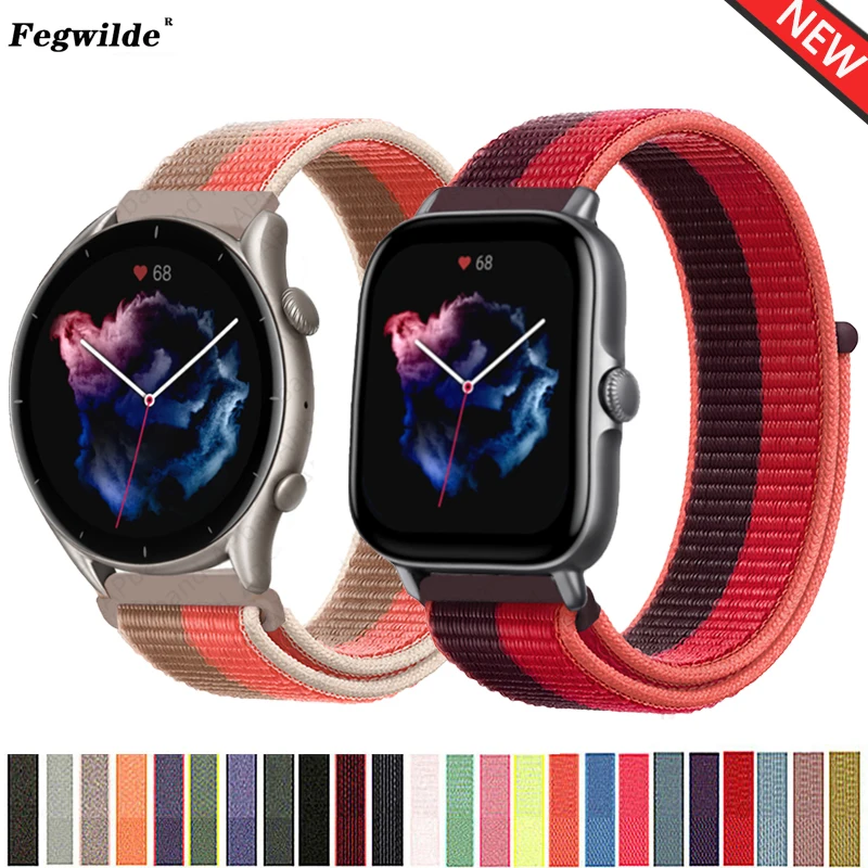Ремешок нейлоновый для Amazfit GTS/2/2e/GTS2 Mini/GTR 3 Pro 42 мм/47 мм/GTR2/2e/stratos 2/3
Ремешок нейлоновый для Amazfit GTS/2/2e/GTS2 Mini/GTR 3 Pro 42 мм/47 мм/GTR2/2e/stratos 2/3