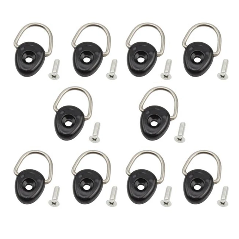 10Pcs Fishing g Boat Kayak D Rings with Screw Kit Kayak Accessories Deck Loop Mounting Tie Down Kit Canoe Rigging
10Pcs Fishing g Boat Kayak D Rings with Screw Kit Kayak Accessories Deck Loop Mounting Tie Down Kit Canoe Rigging