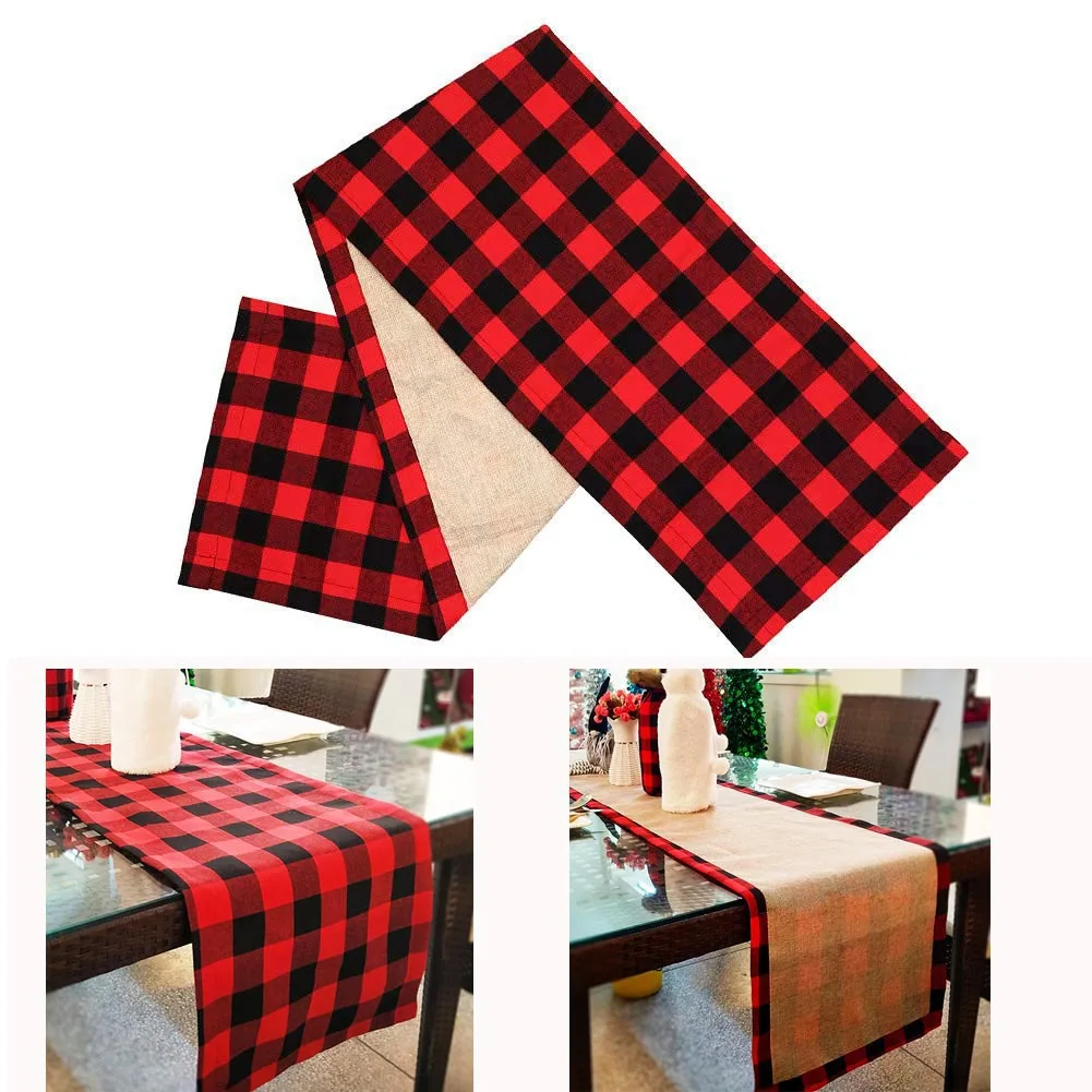 Double Deck Christmas Decoration Table Flag Holiday Home Decoration Red And Black Tablecloth Table Mat
Double Deck Christmas Decoration Table Flag Holiday Home Decoration Red And Black Tablecloth Table Mat
